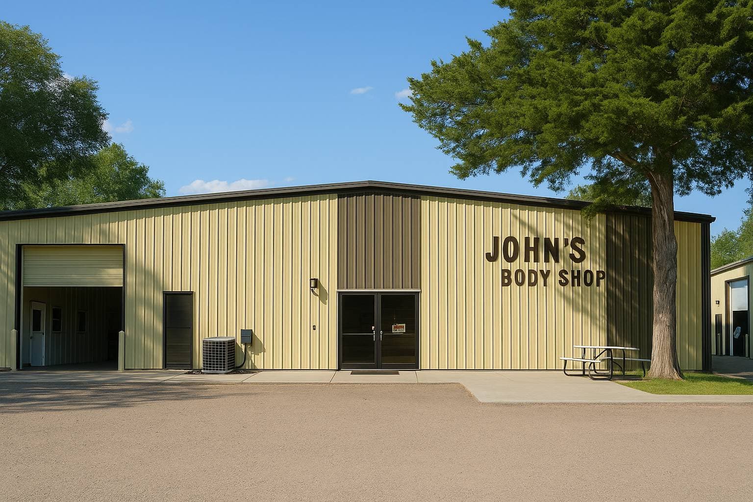 John’s Body Shop shop exterior